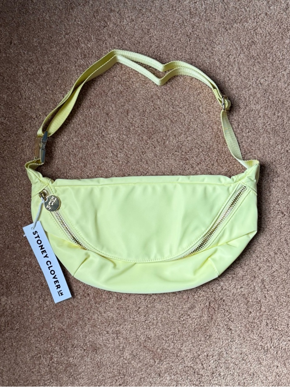 Stoney Clover Lane Lemon Yellow Crossbody Bag